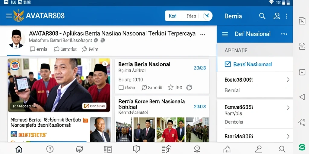 Tampilan antarmuka AVATAR808 yang menarik dan fungsional.