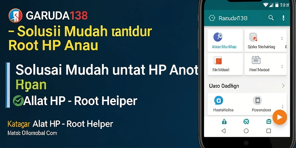 Tampilan antarmuka GARUDA138 yang sederhana dan fungsional.