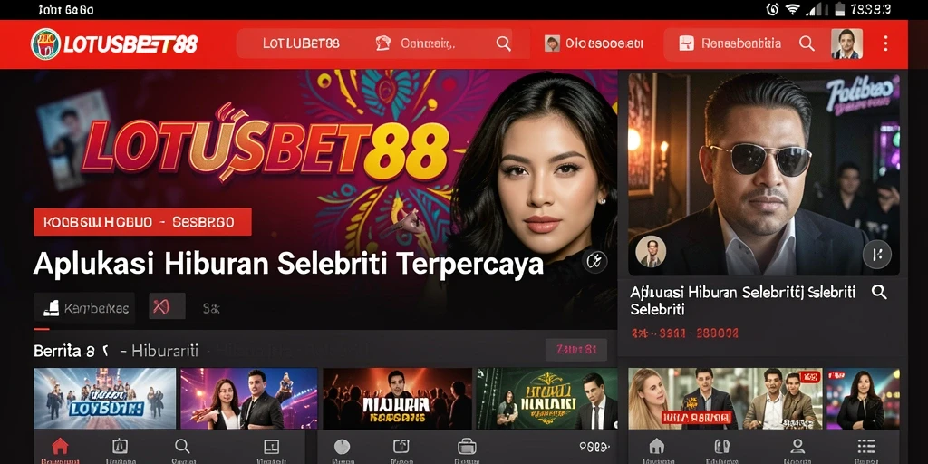 Tampilan antarmuka LOTUSBET88 yang menarik dan user-friendly.