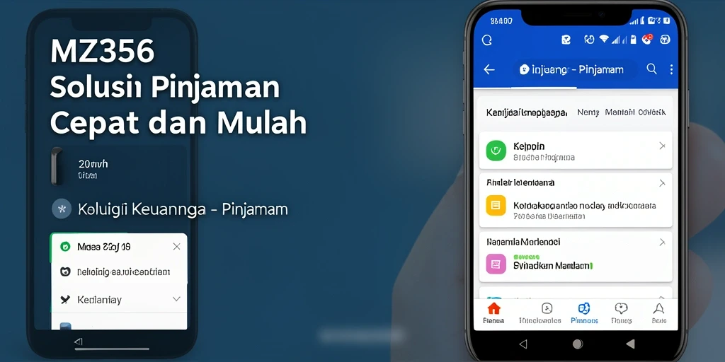 Antarmuka MZ356 yang sederhana dan fungsional.