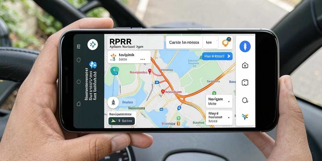 Tampilan utama RPRR dengan fungsi navigasi motor yang intuitif.