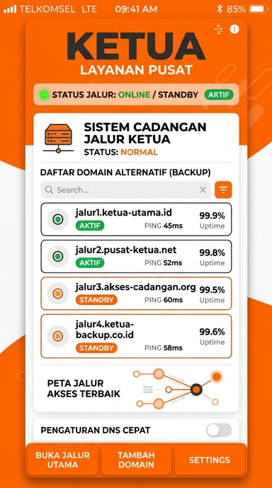 Link Alternatif untuk Mengakses ketua dengan Mudah